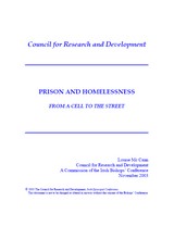 cover prison and homelessness report nov 2003